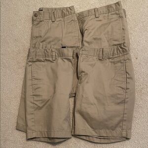 Lands' End Kids 14 Husky Khaki Shorts